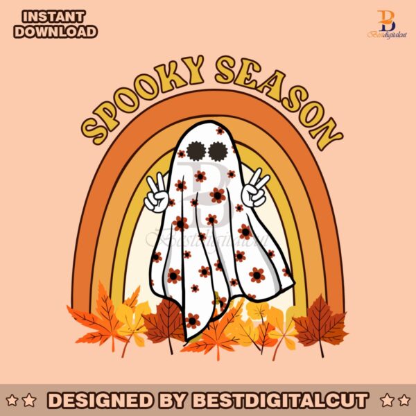 retro-halloween-ghost-spooky-season-svg