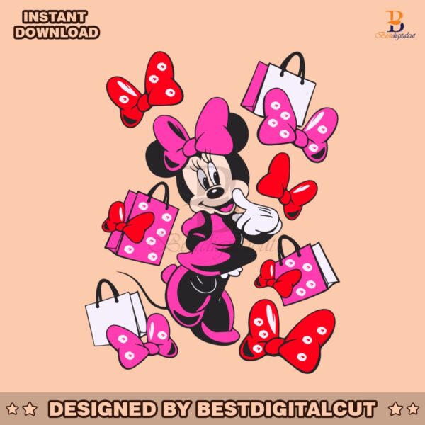 cute-minnie-mouse-fashion-shopping-svg