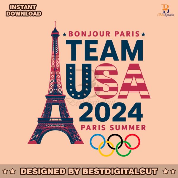 team-usa-2024-paris-summer-svg