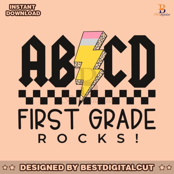 abcd-first-grade-rocks-teacher-svg