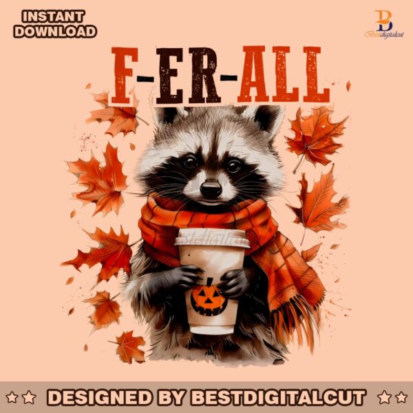 feral-girl-fall-raccoon-meme-autumn-png