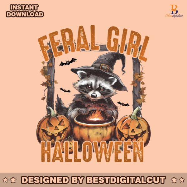 retro-feral-girl-halloween-raccoon-witch-vibes-png