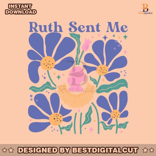 floral-ruth-sent-me-social-democrat-svg