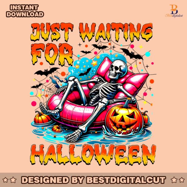 funny-just-waiting-for-halloween-pumpkin-summer-png