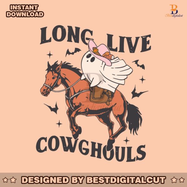 retro-long-live-cowghouls-ghost-svg