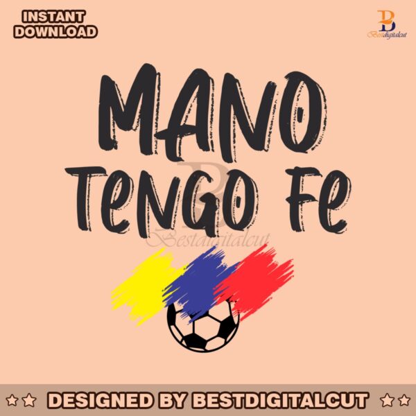 mano-tengo-fe-venezuela-soccer-svg