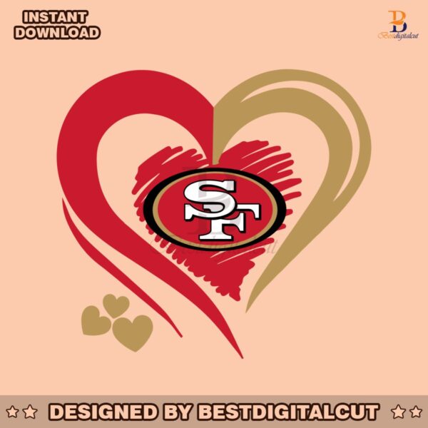 san-francisco-49ers-heart-nfl-team-svg