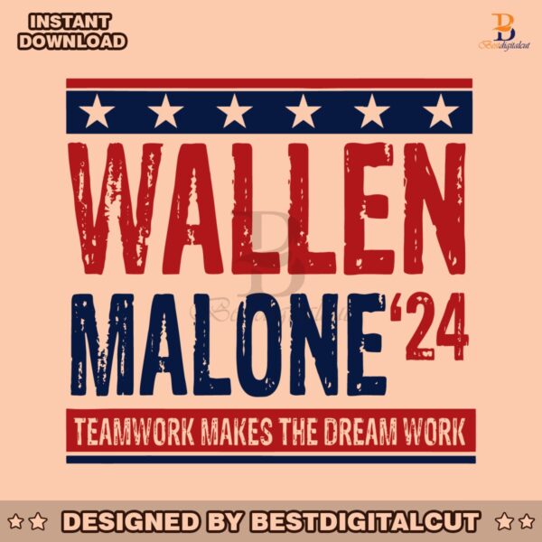 music-wallen-malone-teamwork-makes-the-dream-work-svg