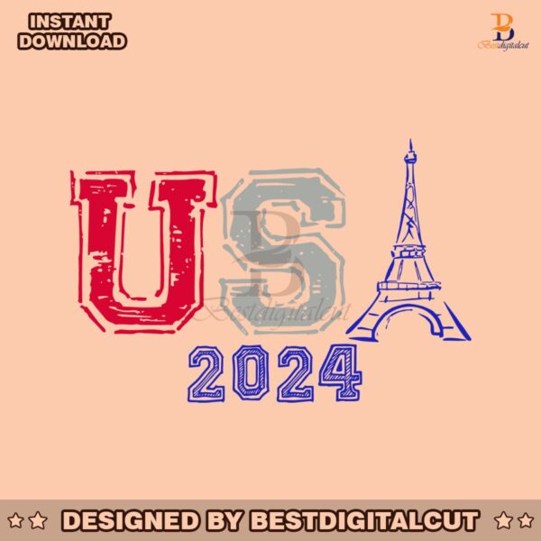 summer-olympics-usa-2024-paris-svg