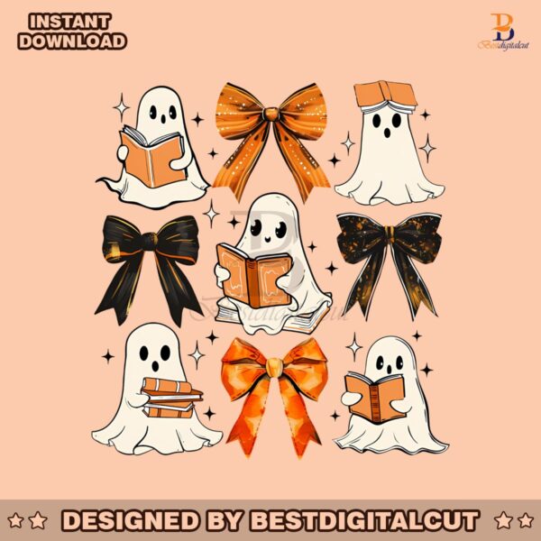 teacher-halloween-bow-ghost-reading-png