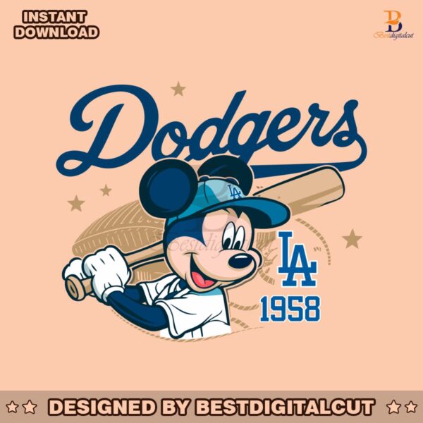 mickey-mouse-dodgers-1958-baseball-svg