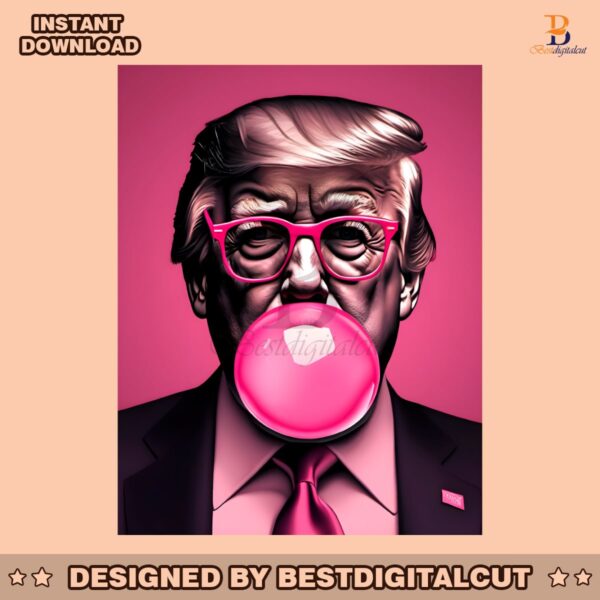 trump-pink-bubblegum-sarcastic-trump-png