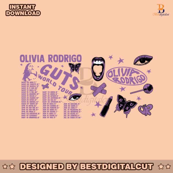 olivia-rodrigo-guts-world-tour-2024-timeline-svg