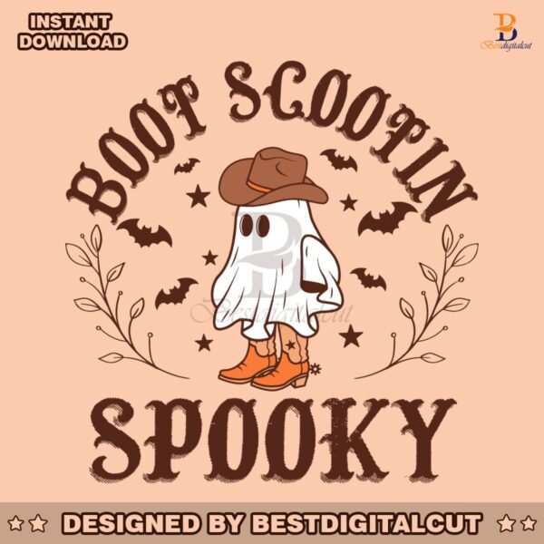 retro-boot-scoot-spooky-cowboy-ghost-svg