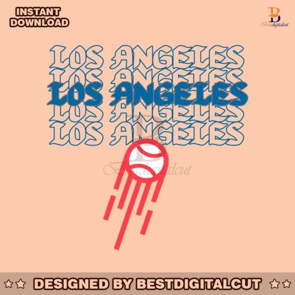 los-angeles-baseball-mlb-team-svg