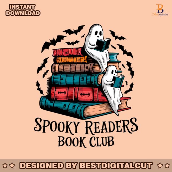 bookish-ghost-spooky-readers-book-club-png