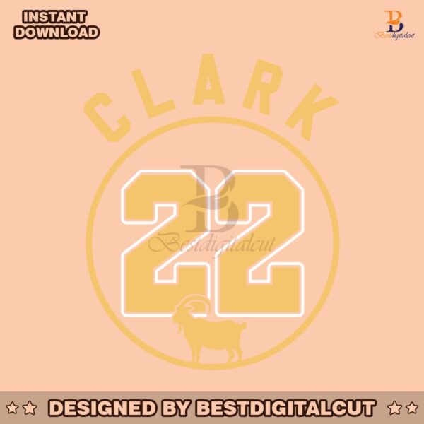 retro-caitlin-clark-22-goat-basketball-svg