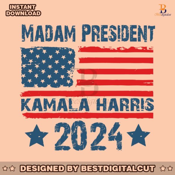 madam-president-kamala-harris-2024-us-flag-svg