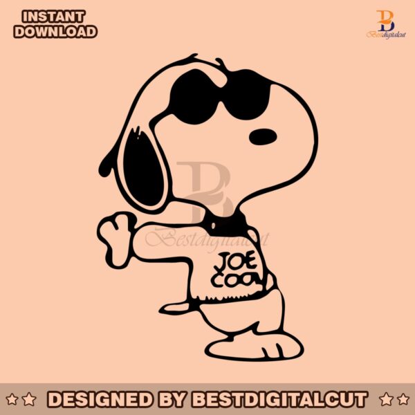 retro-snoopy-joe-cool-the-peanuts-svg