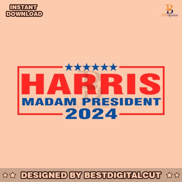 harris-madam-president-2024-supporter-svg