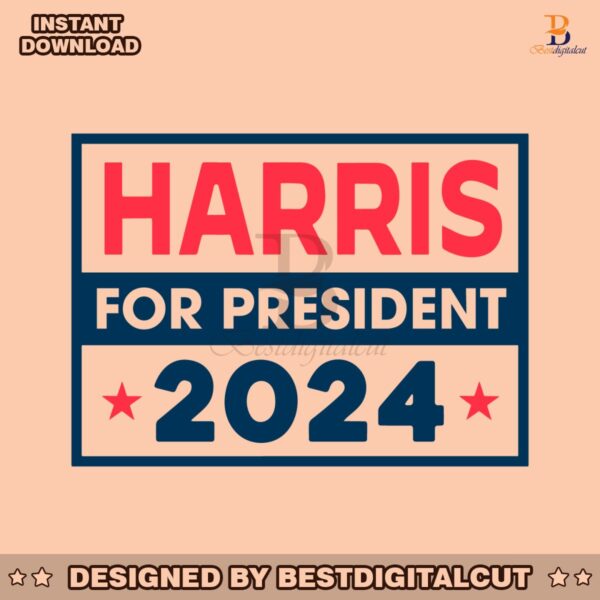 harris-for-president-2024-election-svg