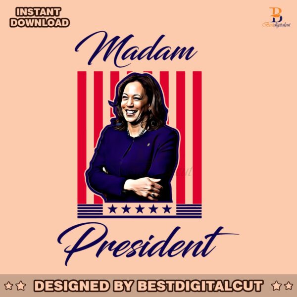 madam-president-kamala-harris-democratic-party-png