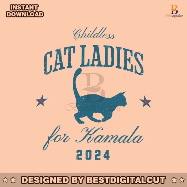 childless-cat-ladies-for-kamala-2024-svg