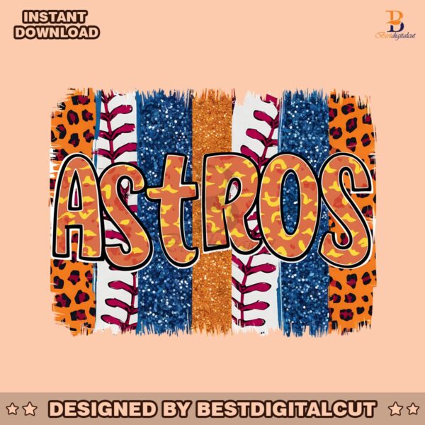 leopard-brushstrokes-astros-baseball-png