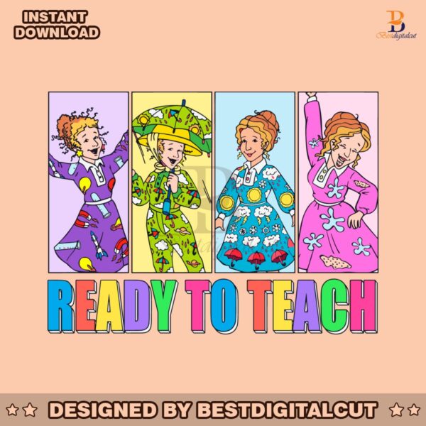 ms-frizzle-ready-to-teach-magic-teacher-svg