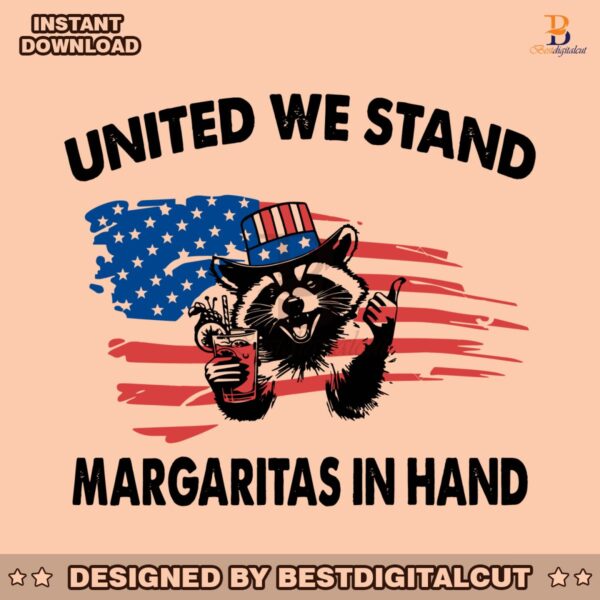 united-we-stand-margarita-in-hand-usa-flag-raccoon-svg