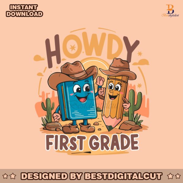 vintage-howdy-first-grade-western-school-svg