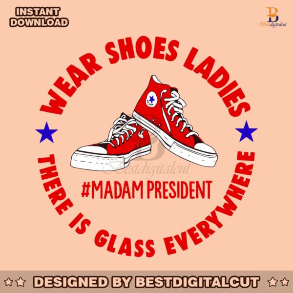 wear-shoes-ladies-madam-president-svg