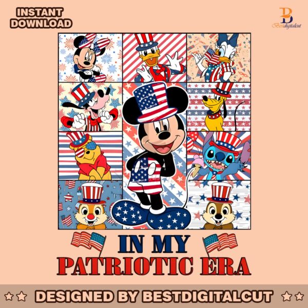 in-my-patriotic-era-mickey-and-friends-png