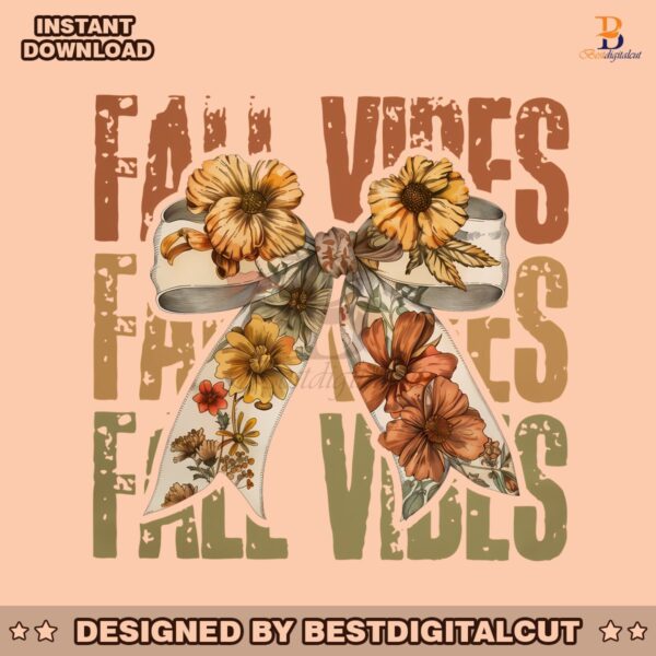 fall-vibes-floral-ribbon-bow-png