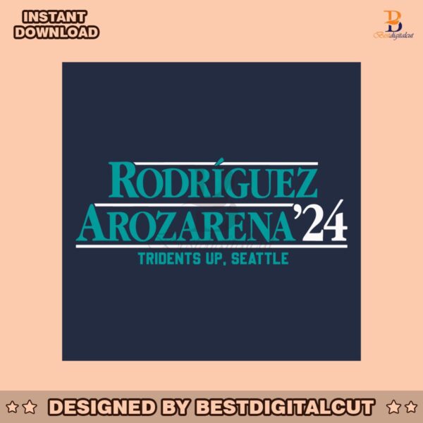 rodriguez-arozarena-tridents-up-seattle-svg