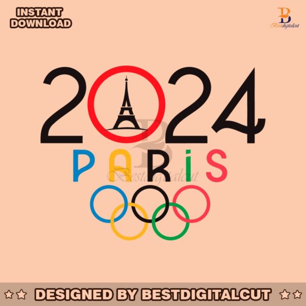 retro-2024-paris-olympic-games-svg