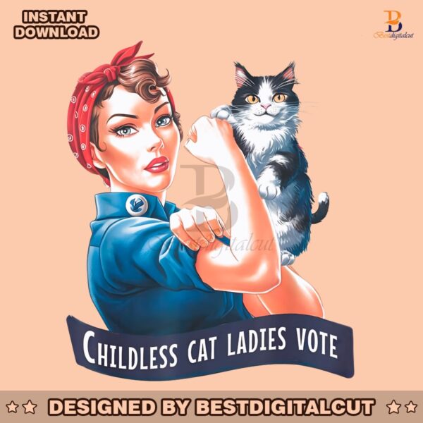 childless-cat-ladies-vote-feminist-png