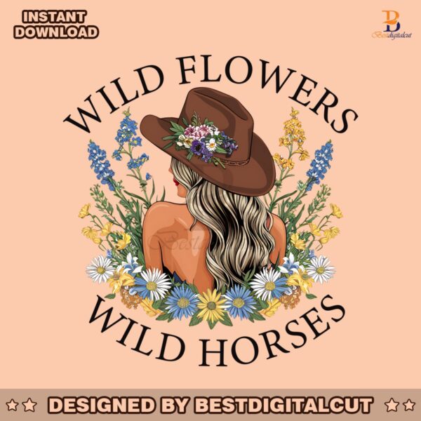 wild-flowers-wild-horses-western-girl-png