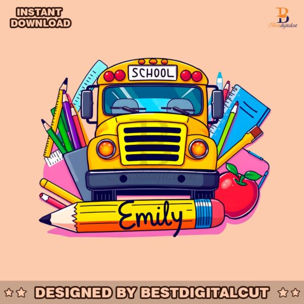 custom-name-pencil-school-bus-png