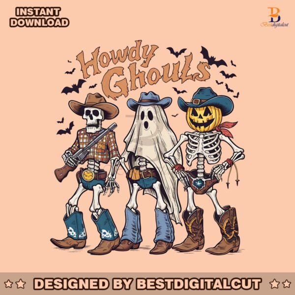 western-halloween-howdy-ghouls-png