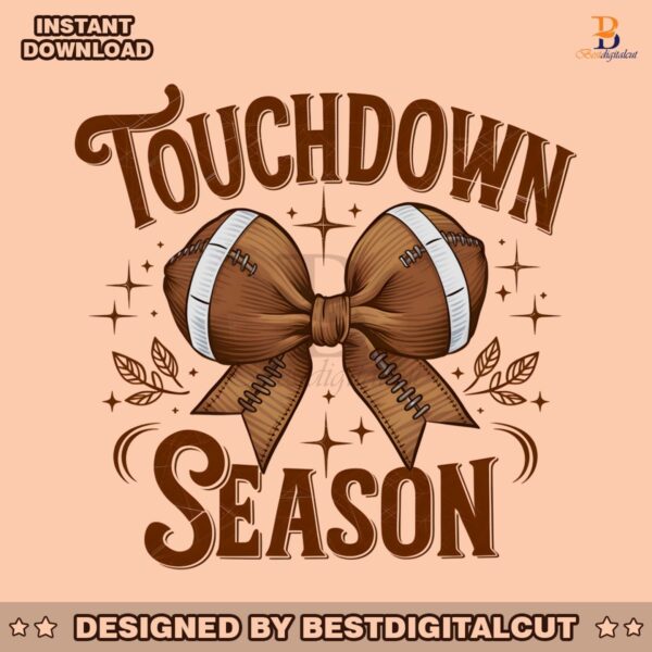 touchdown-season-retro-football-bow-png