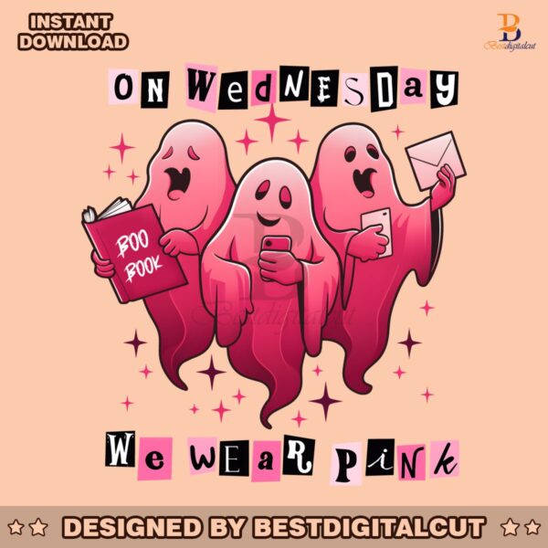 on-wednesday-we-wear-pink-halloween-png