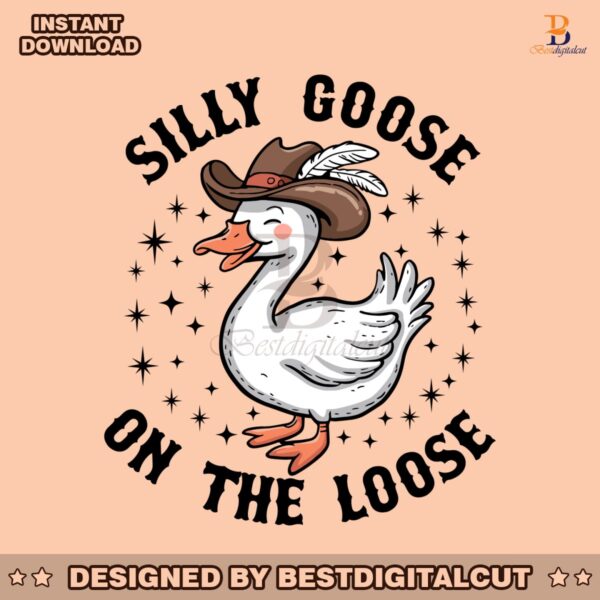 cowboy-silly-goose-on-the-loose-svg