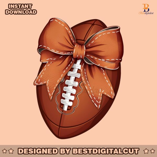 coquette-football-with-bow-png