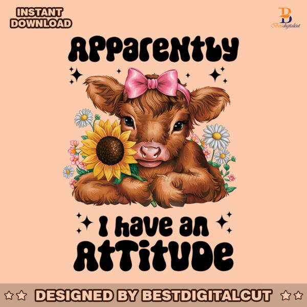 apparently-i-have-an-attitude-sarcastic-snarky-western-cow-png