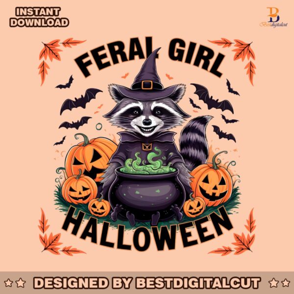 feral-girl-halloween-witchy-raccoon-png