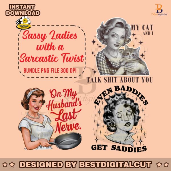 bundle-sassy-ladies-with-a-sarcastic-twist-png