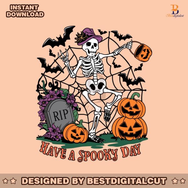 have-a-spooky-day-dancing-skeleton-svg