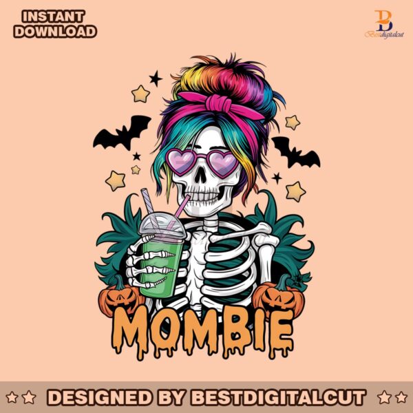 retro-halloween-mombie-skeleton-png