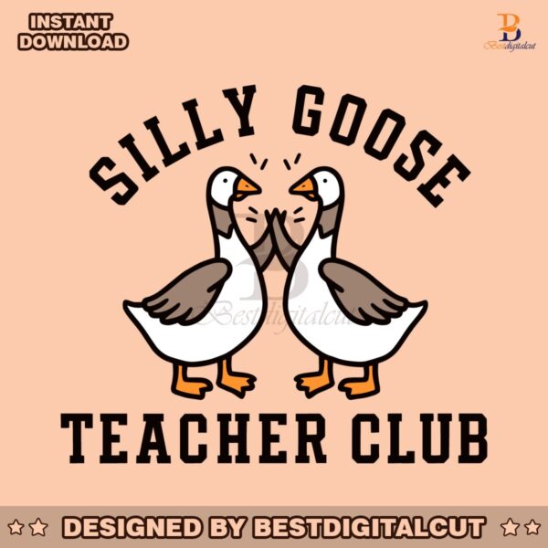 funny-silly-goose-teacher-club-svg